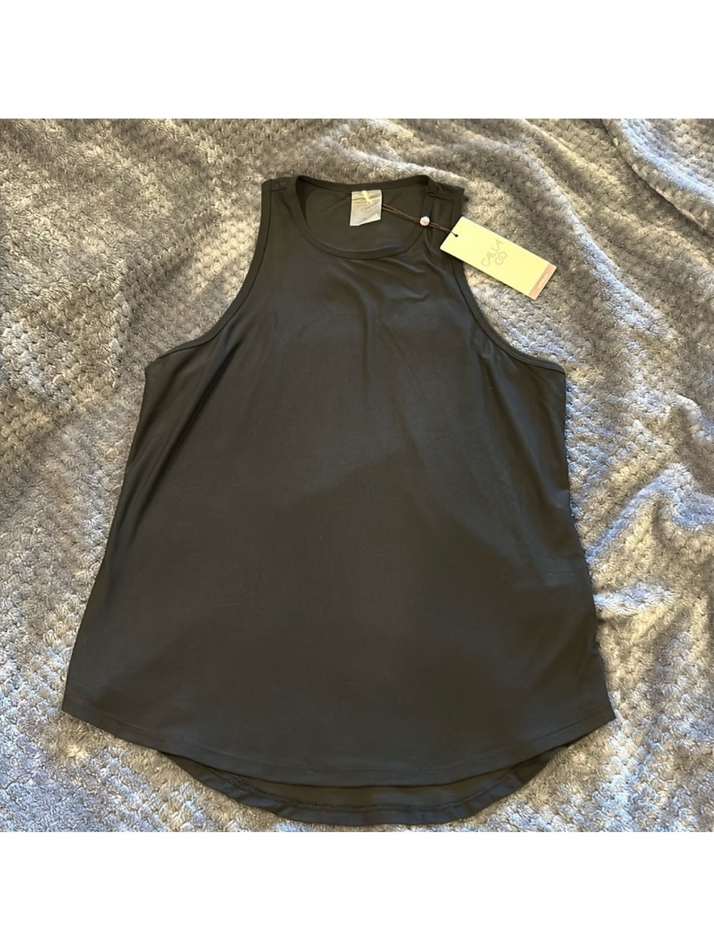 Bundle 2 NWT Calia by Carrie Underwood Lustralux Tank Tops SzS pure white blk - Picture 9 of 11